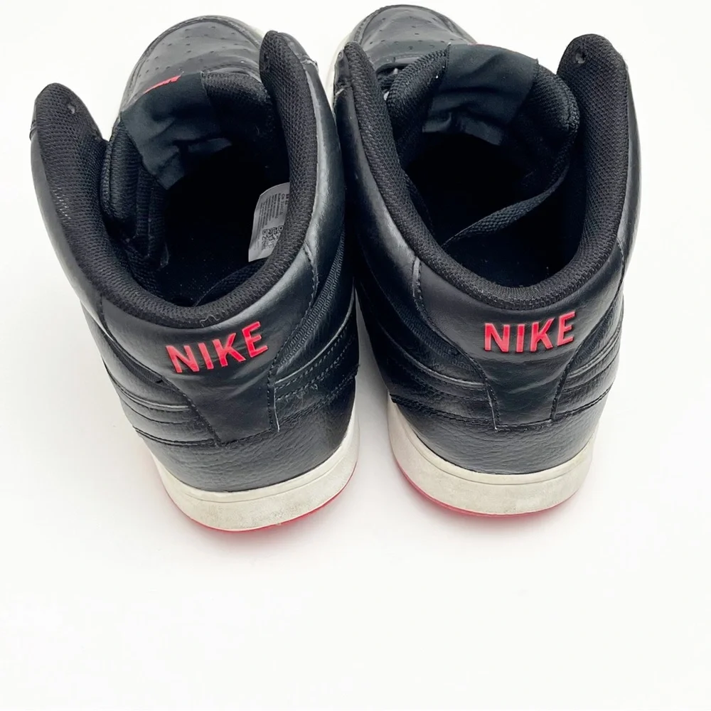 NIKE Court Vision Black Mid Rise Sneakers CD5466-005 Men’s 13 Gym Practice
